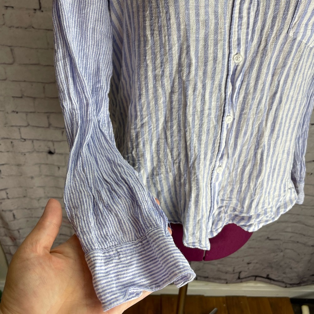 Rails Size Xs Charli Linen Blend Button Down Shir… - image 2